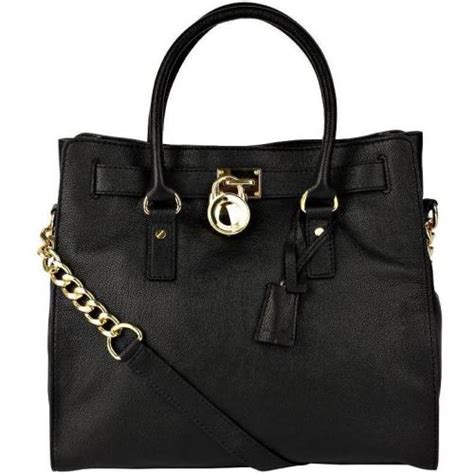 michael kors tasche hamilton schwarz gold